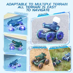 Amphibious Rc Stunt Car Boat – 4wd 360° Gesture Control