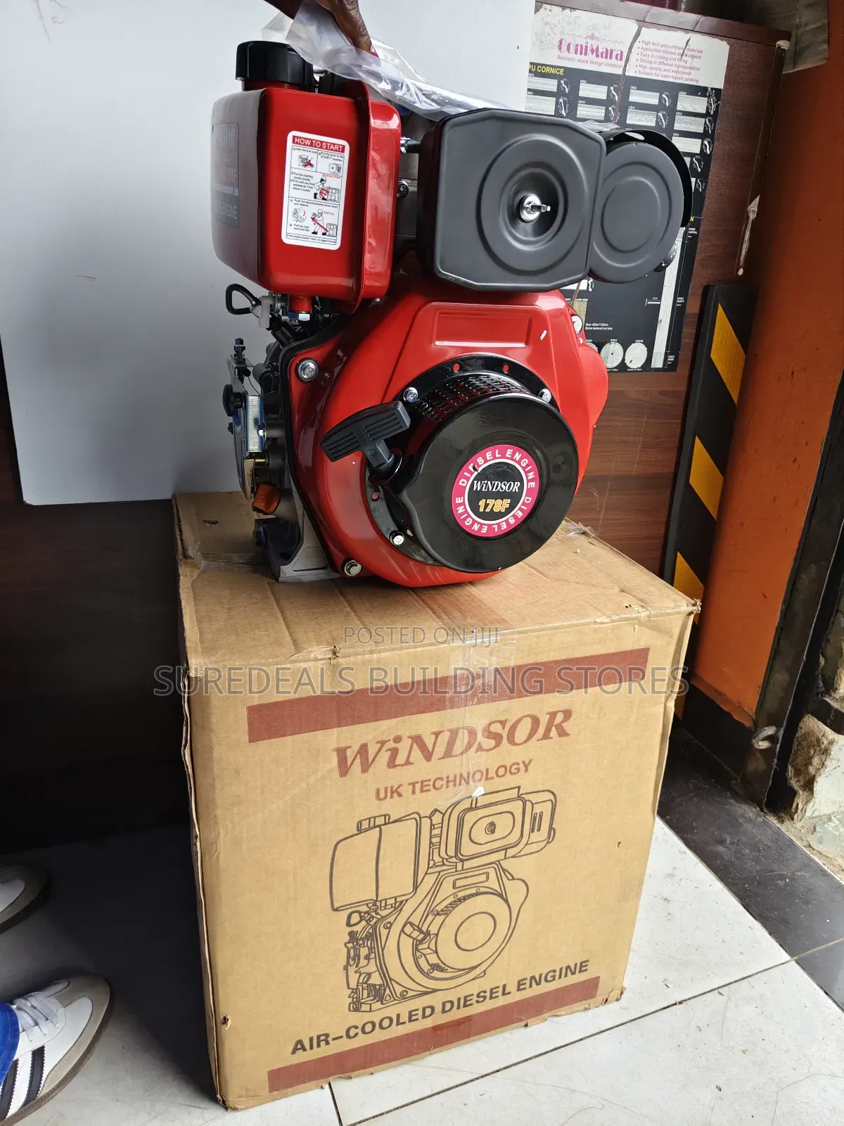 Windsor 178f Air-cooled Concrete Mixer Diesel Engine,