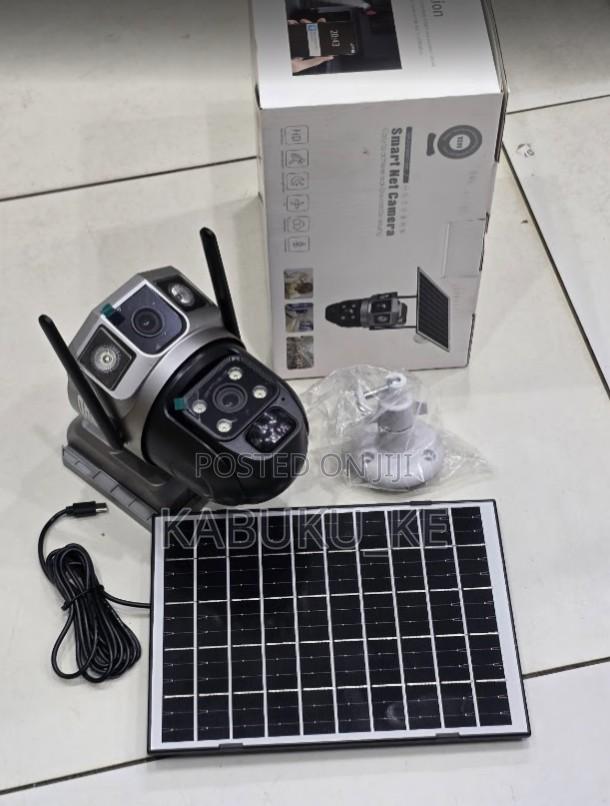 4g Solar Dual Lens Camera V380--dual-lens System - main view