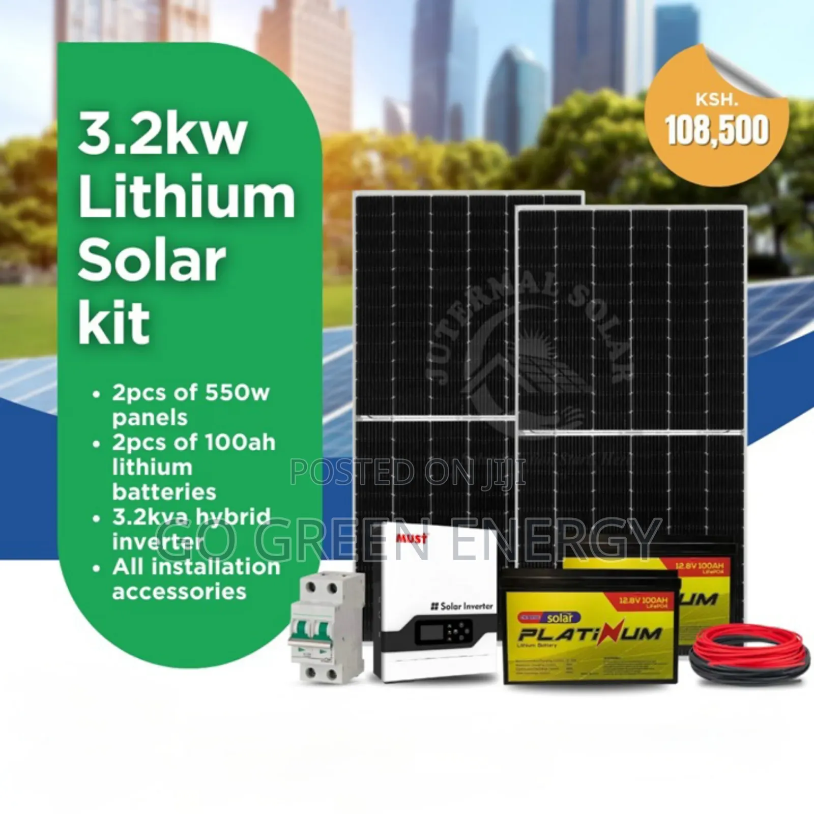 3.2kwh Lithium Solar System