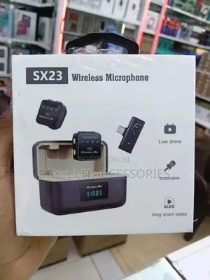 The Sx23 2-Mic Wireless Lavalier Microphone.