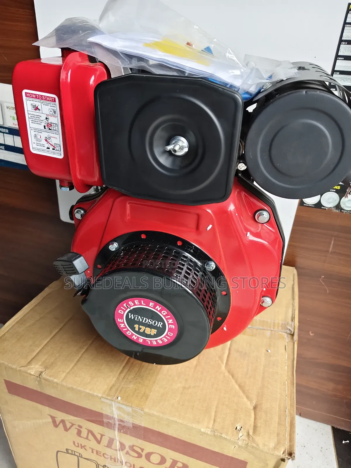 4-stroke,Air-cooled Diesel Engine