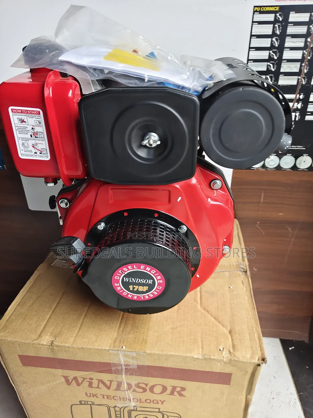 4-stroke,Air-cooled Diesel Engine