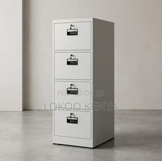 Office Cabinet; Imported Lock Key 4 Drawer Office File Cabinet