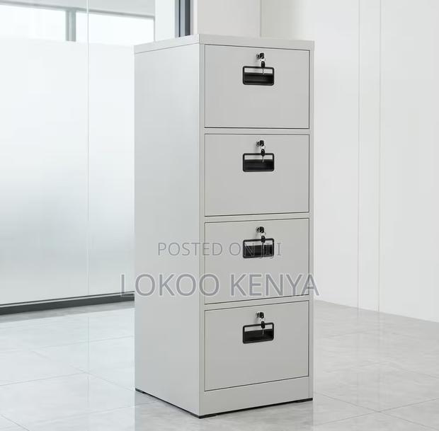 Office Cabinet; Imported Lock Key 4 Drawer Office File Cabinet - thumbnail 2