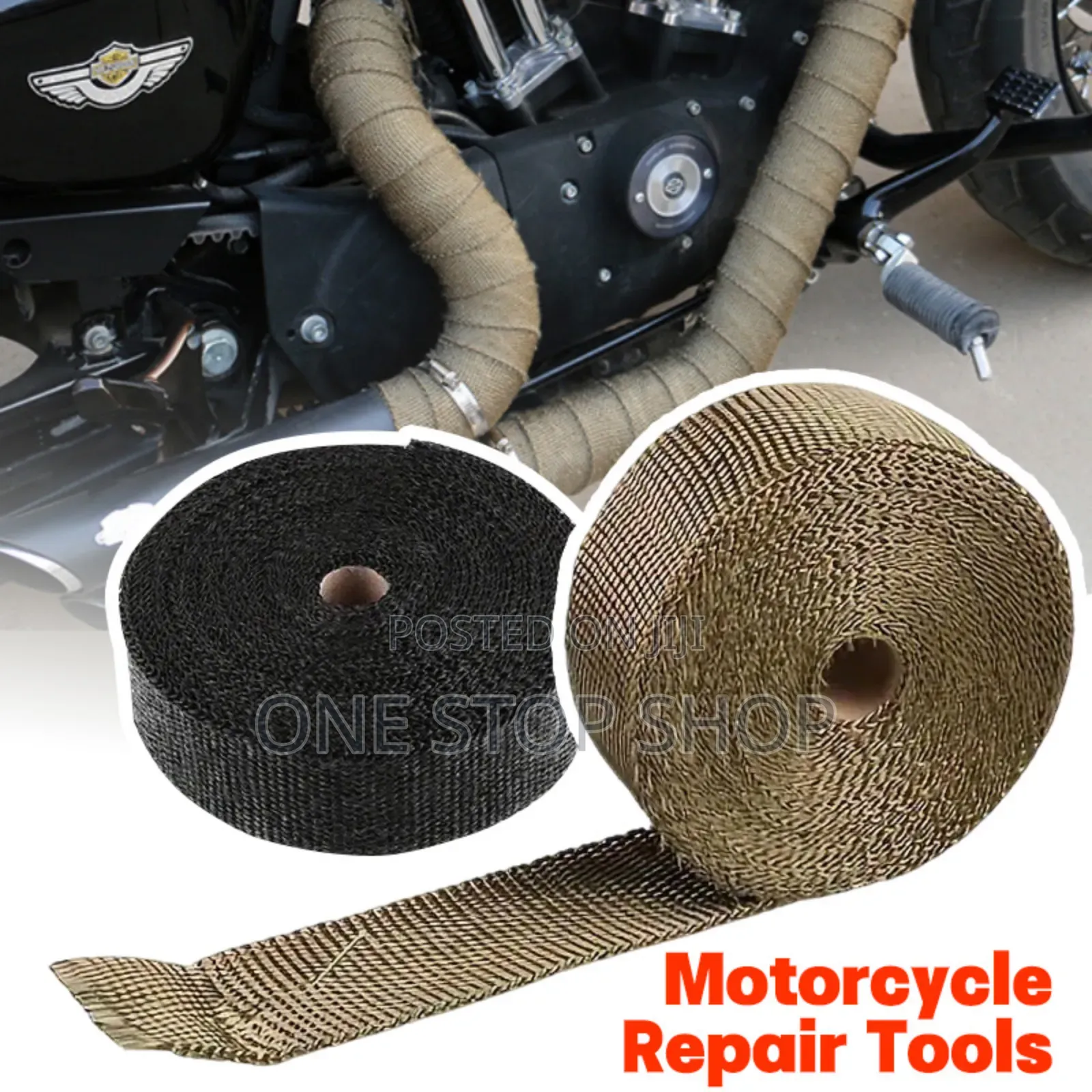 Fiberglass Roll Exhaust Heat Wrap Headers