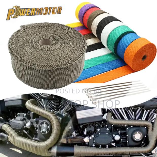 Exhaust Heat Wrap And Stainless Strap Kit - main view