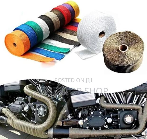 Universal Motorcycle Exhaust Wrap - main view