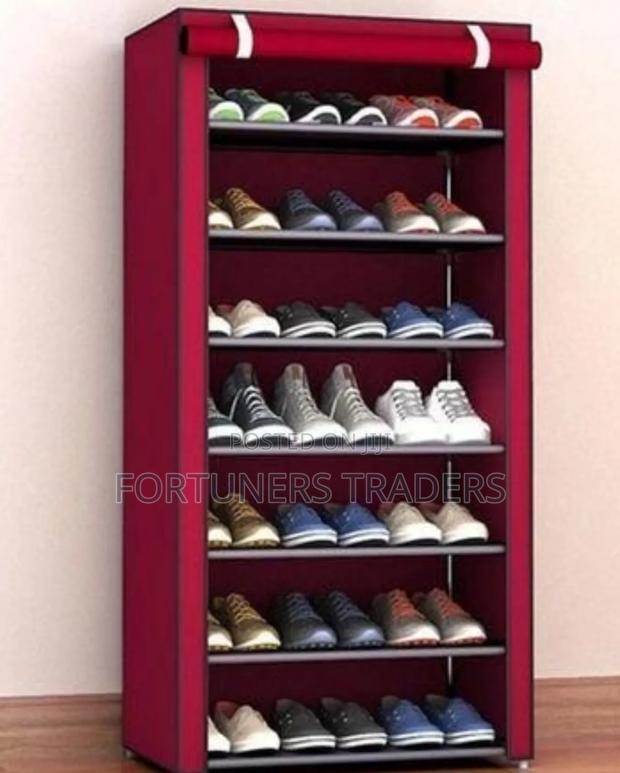 Single Column Shod Rack With Cover - main view