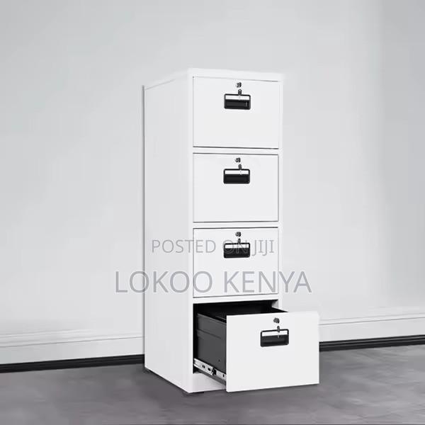 Office Cabinet; Imported Lock Key 4 Drawer Office File Cabinet - thumbnail 4