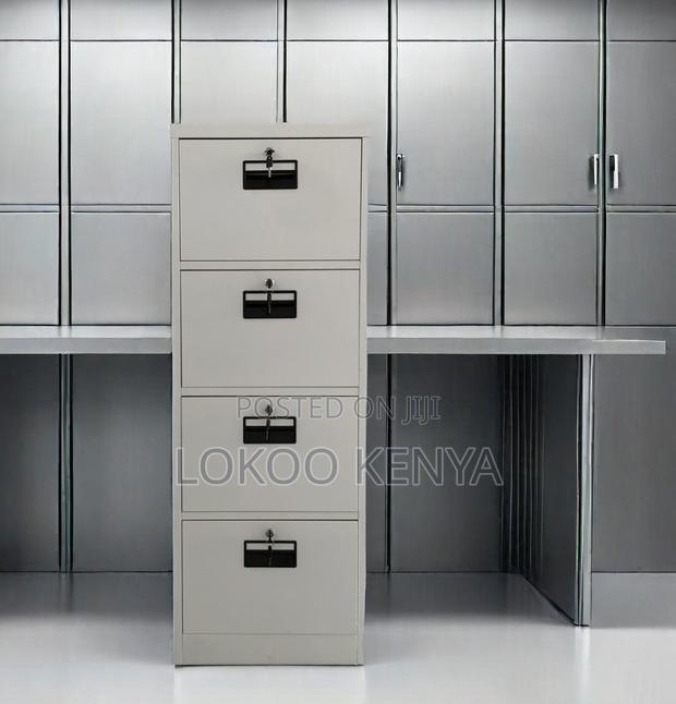 Office Cabinet; Imported Lock Key 4 Drawer Office File Cabinet - thumbnail 12