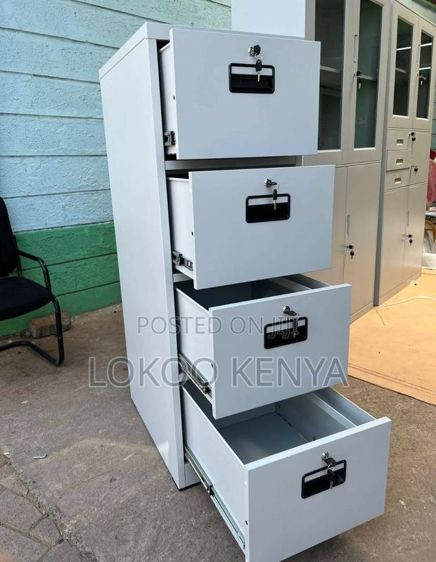 Office Cabinet; Imported Lock Key 4 Drawer Office File Cabinet - thumbnail 13