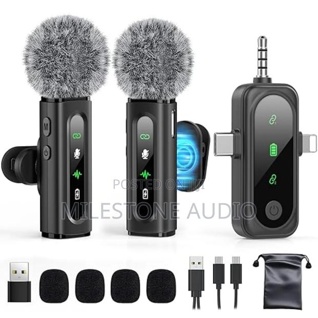 Goordik Wireless Lavalier Microphone for iPhone, Android, Usb C, - main view