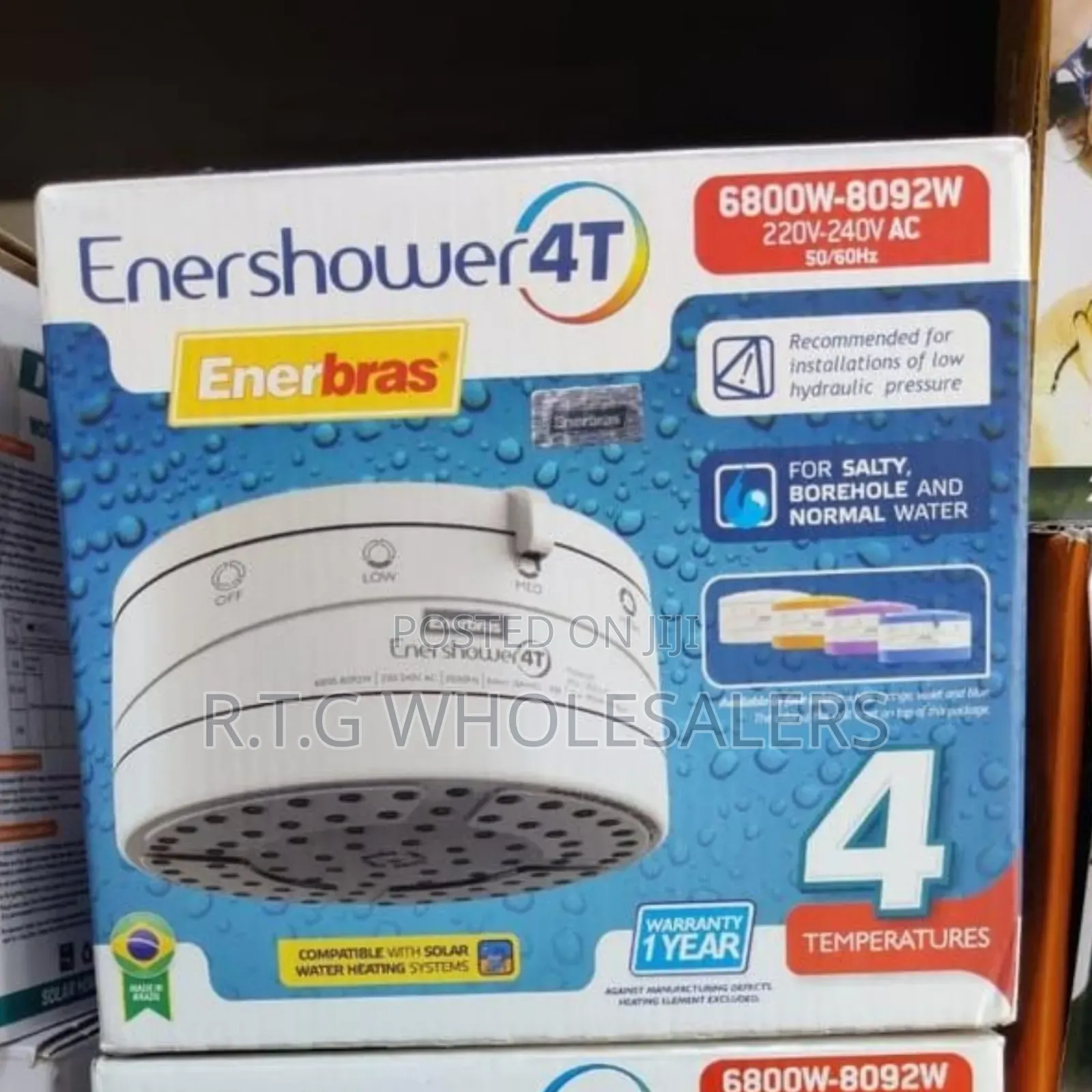 Enershower 4t Electric Water Heater Shower