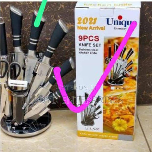 9 Pieces Kitchen Knives - main view