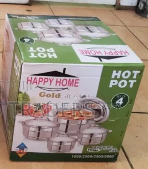 Happy Home 4-Piece Hot Pot Set:  - main view
