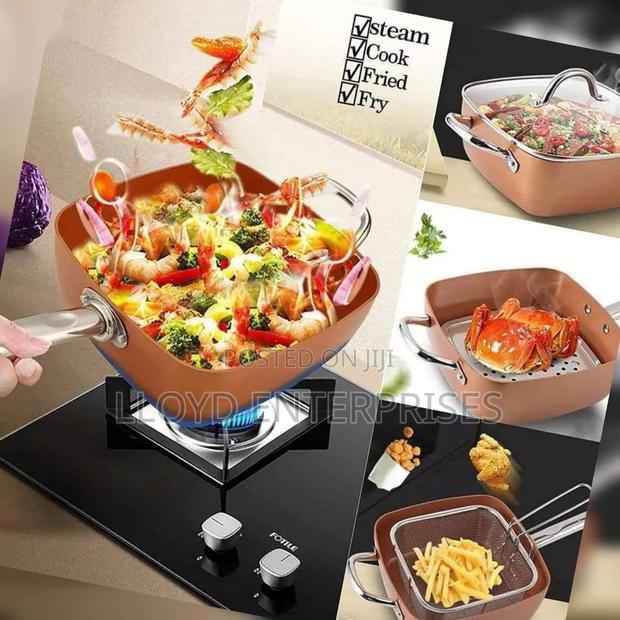 Long Handle Copper Pan - main view