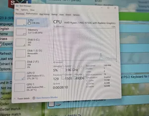 Desktop Computer HP 8GB AMD Ryzen 7 SSD 256GB