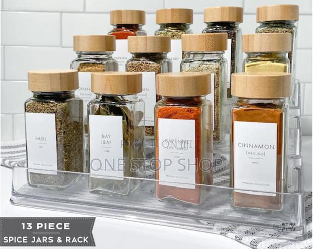 120ml Salt Pepper Spice Dispenser 5pc Set