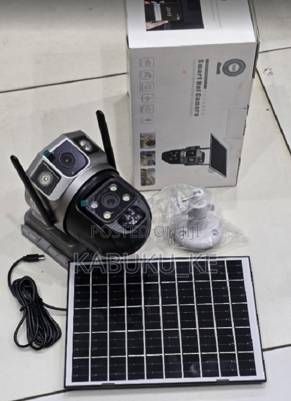 V380 4g Dual Lens Solar Sim Card Camera