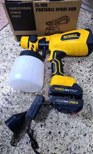48v Dewalt Cordless Sprayer Paint/Rechargeable Battery Paint Sprayer