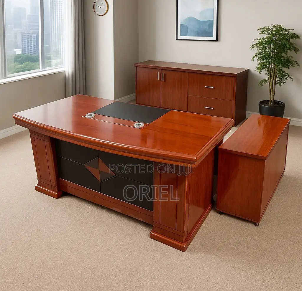Office Desk : Executive L-Shaped Office Assistant Manager Desk
