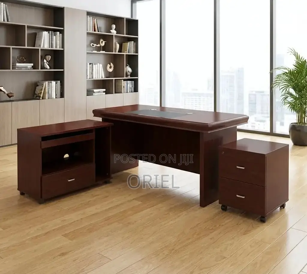 Office Desk : Executive L-Shaped Office Assistant Manager Desk