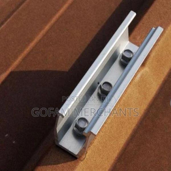 4 Pieces Solar Panel Aluminum Roof Mounting Mini Rail Es - thumbnail 2