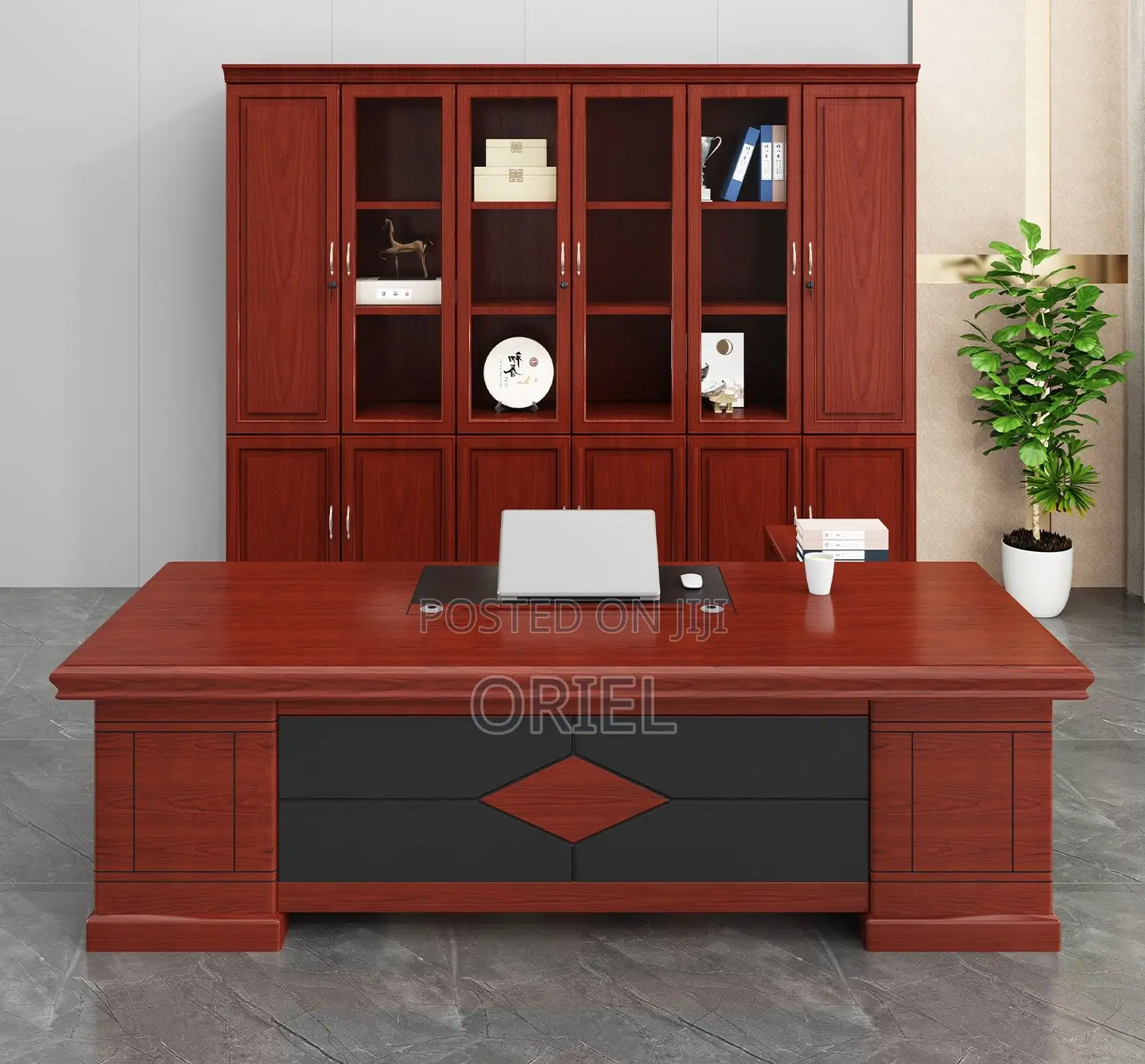 Office Desk : Executive L-Shaped Office Assistant Manager Desk