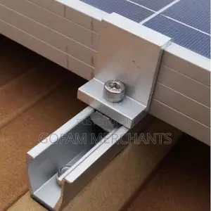 4 Pieces Solar Panel Aluminum Roof Mounting Mini Rail Es
