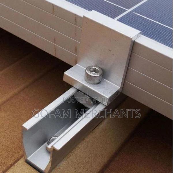 4 Pieces Solar Panel Aluminum Roof Mounting Mini Rail Es - thumbnail 3