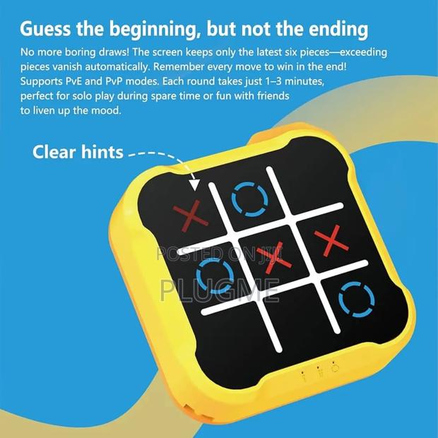 Tic Tac Toe 3-in-1 Handheld Console - thumbnail 2