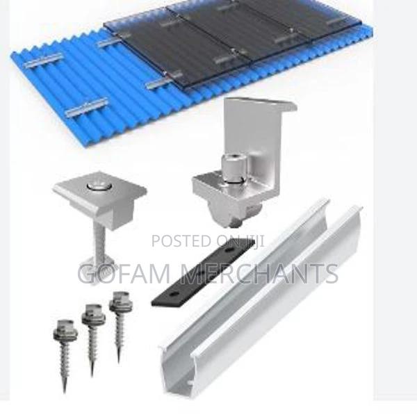 4 Pieces Solar Panel Aluminum Roof Mounting Mini Rail Es - thumbnail 4