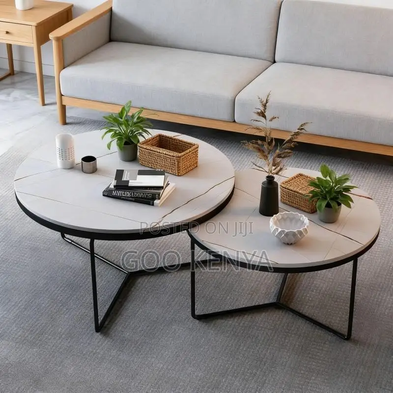 Home Table Set; Modern Scandinavian High Load-Bearing Center Table