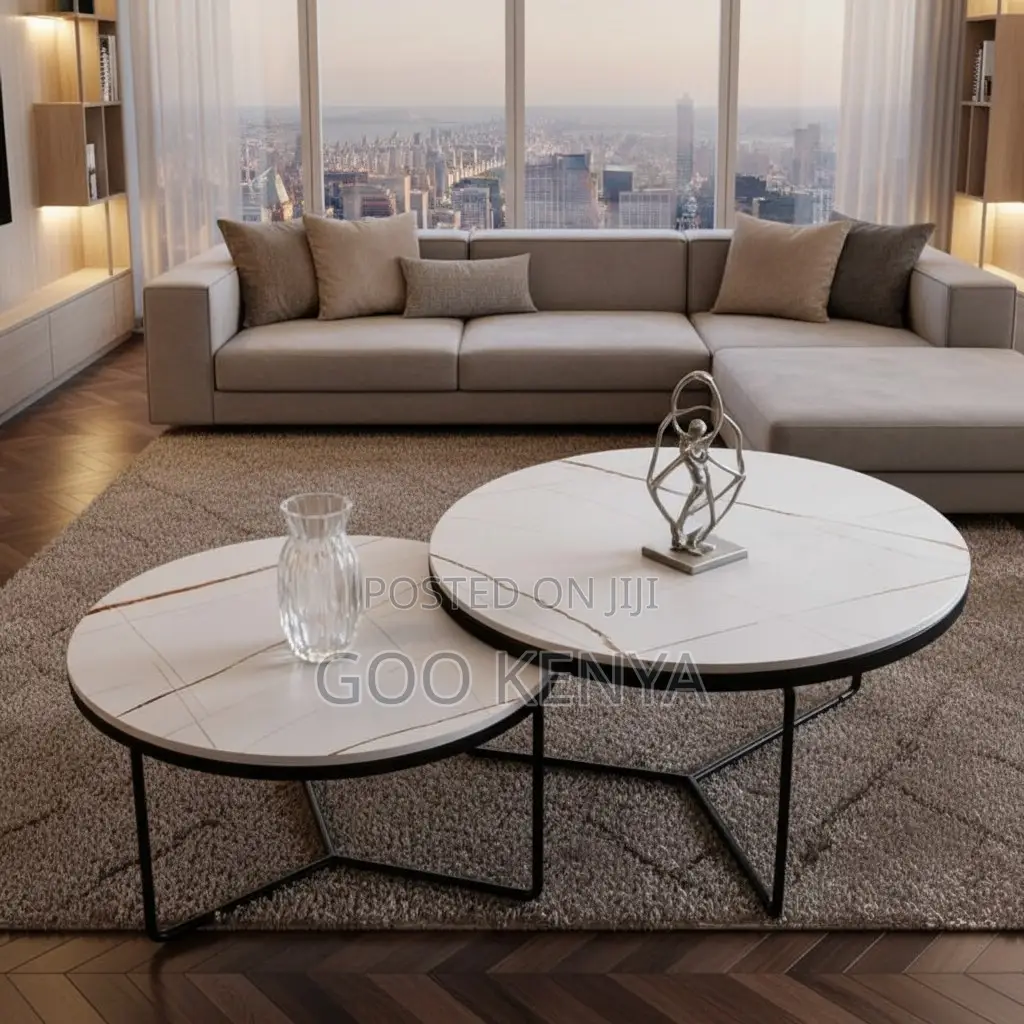 Home Table Set; Modern Scandinavian High Load-Bearing Center Table