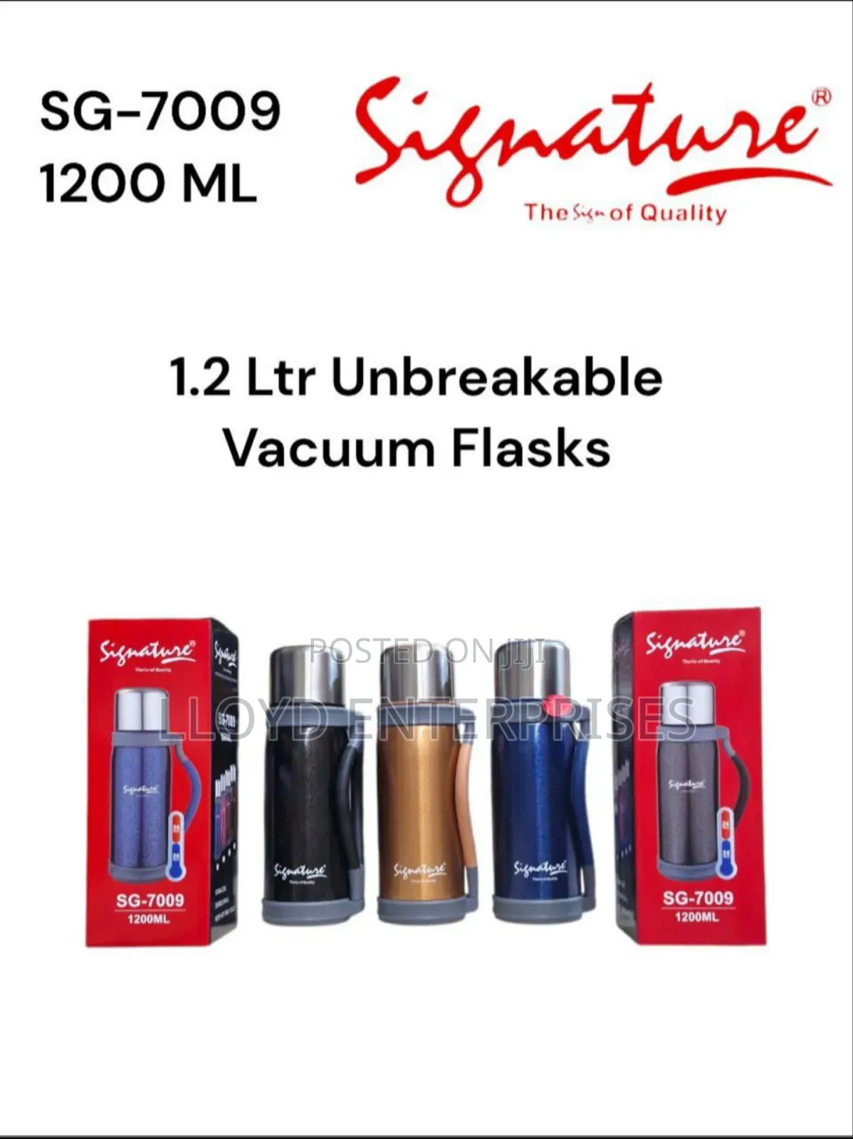 Signature 1.2 Litres Flask