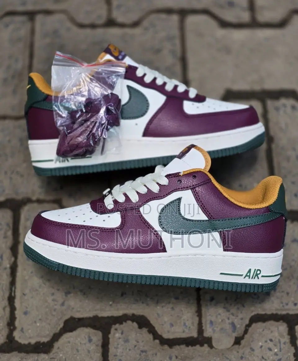 Nike Air Force 1 '07 Lv8 in the "Dark Team Red" Colorway. Size 39-44