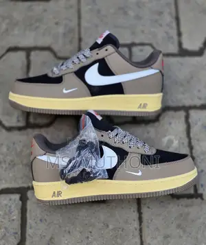 Nike Air Force 1 Low "Color of the Month - Yellow Jewel" Sneakers.