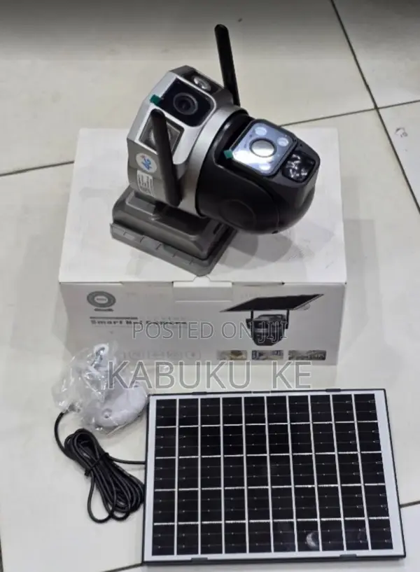 Outdoor 4g Solar Dual Lens Cctv - V380 App Surveillance