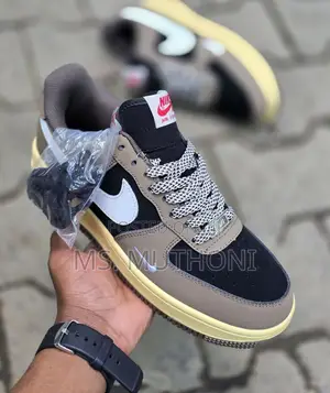 Nike Air Force 1 Low "Color of the Month - Yellow Jewel" Sneakers.