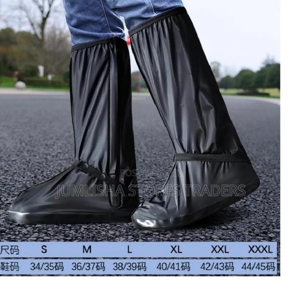 Black Waterproof Shoe Covers