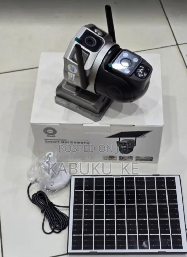 4g Solar Outdoor Dual Lens Camera - V380 Mobile App