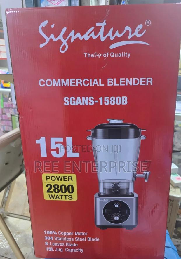 **🔥2800 Watts Signature Commercial Blender With 15 Litres Jar *