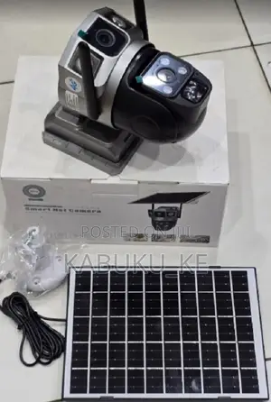 Solar Powered 4g Simcard Ptz Camera With Color Night Vision