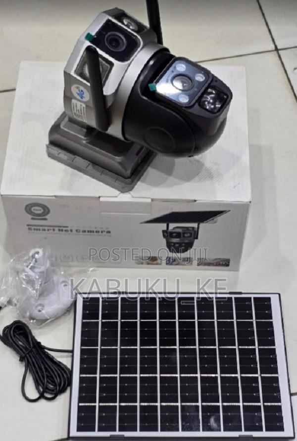Solar Powered 4g Simcard Ptz Camera With Color Night Vision - main view