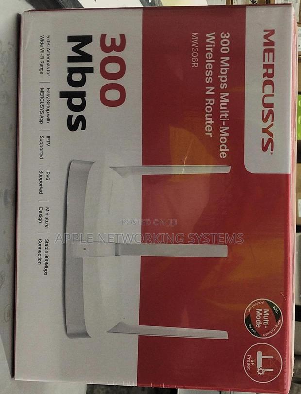 Mercusys 300mbs Multi-mode Wireless Router Mw306r - thumbnail 2