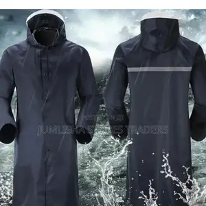 Adult Raincoat With Cap . High Quality Length 110cms and Upto 120kgs