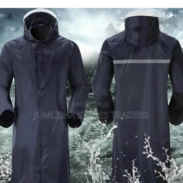 Adult Raincoat With Cap . High Quality Length 110cms and Upto 120kgs