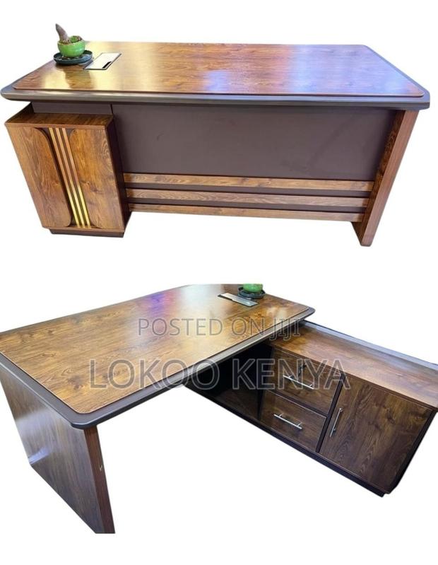 Office Desk; 1.6 M Modern Wooden Executive Office Desk - thumbnail 8