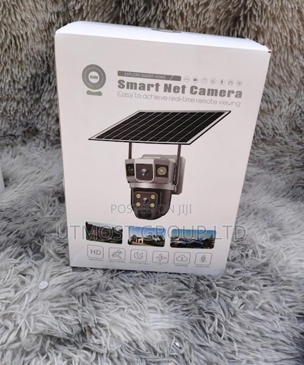 Solar Wireless Dual Lens Security Cam - main view